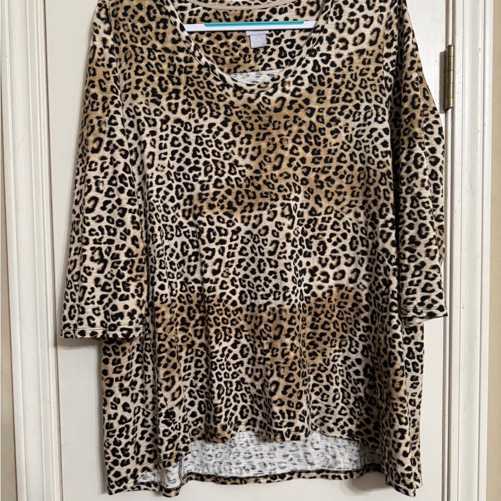 Leopard Print Women's Top